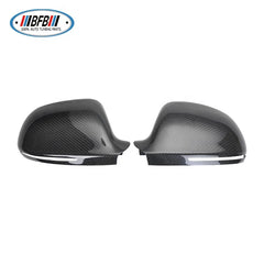 Carbon Fiber Mirror Cover for Audi A4 B8 09-12  without Side Assist Rearview Mirror Cover