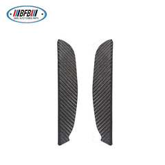 2Pcs Car Window Pillars Real Dry Carbon Fiber Outer C Pillar Cover Trim For Maserati Ghibli