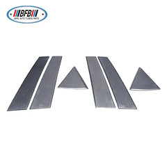 6PCS Carbon Window Pillar Add On Style For Toyota Lexus NX200 NX200t NX300h 2015-2018