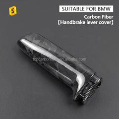 ES Car Handbrake Replacement Cover Forged Carbon Fiber Auto Decoration Interior Accessories For BMW F20 F21F22 F23
