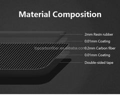 Shasha Carbon B-Pillar Cover Real Carbon Fiber Interior Accessories  For Fiat Abarth 500
