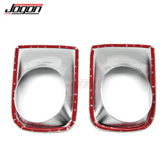 For Toyota Land Cruiser LC70 LC71 LC76 LC79 FJ70 FJ76 FJ79 Car Styling ABS Chrome Fog Light Lamp Cover Trim Exterior Accessories