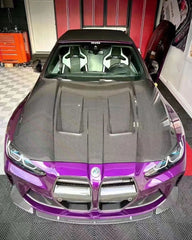 ALPH Style Carbon Fiber Front Hood Bonnet with vents For BMW G80 M3 G82 M4 2022+