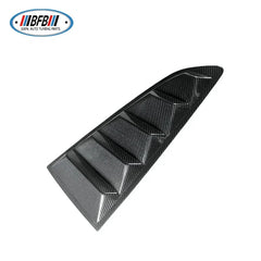 For Ford Mustang 2015-2021 Side Scoop Vent 1/4 Quarter Panel Dry Carbon Fiber Side Window Louvers
