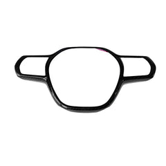 2Pcs Dry Carbon Fiber Interior Kits Steering wheel Cover trim For Honda Civic 11th 2022+