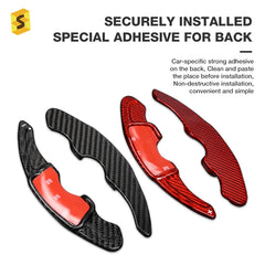 Shasha Carbon Fiber Car Steering Wheel Extension Paddle Shifter For  Lexus IS 2017 Carbon fiber car part car interior Accessorie