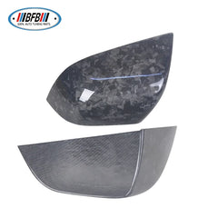 Real Dry Carbon Fiber Side Mirror Cover For Tesla Model 3 Forged Carbon Rearview Mirror Cover 2017-2020