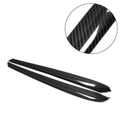 Real Carbon Fiber Interior Door Panel Trim Armrest Dashboard Console Cover For Tesla Model 3 Y 2021 2022 Decoration Accessories