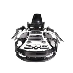 YC carbon fiber front lip bumper Body Kits For porsche 911 gt3 992 2018