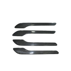 4 Pcs Real Carbon Fiber Car Outer Door Handle Cover Trims for Tesla Model 3 Exterior Sticker