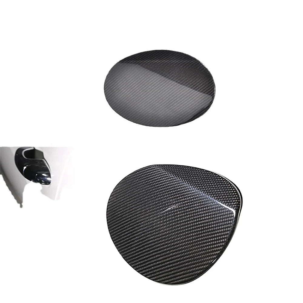 Real Carbon Fiber Car Oil Fuel Tank Cover for Maserati Ghibli 2013-2017