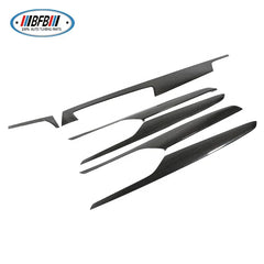 6pcs Dry Carbon Fiber Interior Trims Dashb Kits Door Trims Cover for BMW X1 F48 2016up
