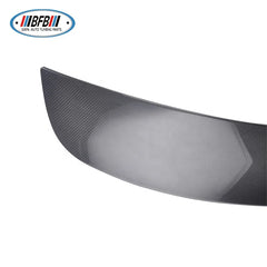 Twill Full Dry Carbon Fiber Spoiler Tail Wing Rear Spoiler Trunk Wings For Tesla Model X SUV  2014-2017