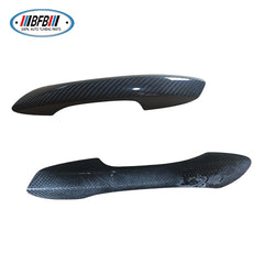 2 PCS Real Carbon Fiber Car Outer Door Handle Cover for Porsche 718 Cayman Boxster