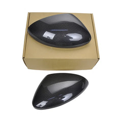 LHD only Real Carbon Fiber Side Rearview Mirror Cover for Porsche 718 Cayman Boxster 2016-2018