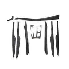 9PCS Carbon Fiber Car Accessories Interior kit Cover Trim Sticker For bmw X5 F15 2014-2017