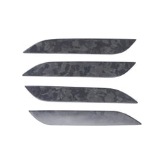Real Forge Carbon Fiber Car outside Door Handle Cover Trim For Tesla Model S 2016-2018 Carbon Door Trim Panel
