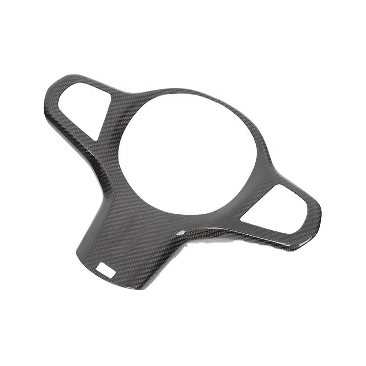 Car Steering Wheel Cover Decoration Real Dry Carbon Fiber Steering Wheel Trims For BMW G20 G28 G30 G38 G12