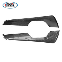 4Pcs Carbon Fiber Car Interior Kits For Audi A6 2020-2022 Carbon Fiber Door Trims Panel