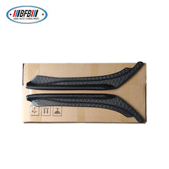 Real Carbon Fiber Honeycomb Rear Flaps Rear Bumper Lip Splitters For Infiniti Q50 2014 - 2017 Rear Bumper Side Splitter
