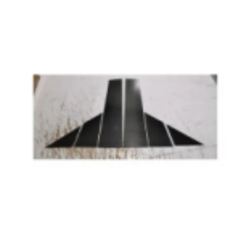 Shasha Carbon B-Pillar Cover Real Carbon Fiber Interior Accessories  For Fiat Abarth 500