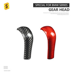 ES N-BM-114 Real Carbon Fiber Auto Accessories Car Interior Gear Knobs Cover For BMW 3 Series Z4
