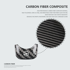 ES N-BC-178B Car Interior Accessories Carbon Fiber Engine Start Stop Button Cover Stickers for Bens GLE GLS G G AMG Accessories