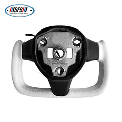 Yoke Steering Wheel Car Flat Bottom Carbon Fiber Heating Steering Wheel For Tesla Model 3 2017up