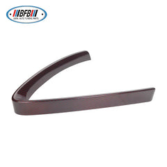 Red Black Carbon Front Grill Mesh Frame Cover Front Grill V Trim for Alfa Romeo Stelvio SUV 2017-2019