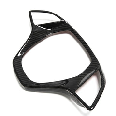 Interior Trim For Corvette C7 ZR1 Z06 2014-2019 Steering Wheel Cover Molding Trim Real Carbon Accessories Fiber