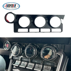 Real Dry Matte Carbon Air Condition Switch Panel Air Vent Outlet Cover For Toyota 86 for Subaru BRZ 2022
