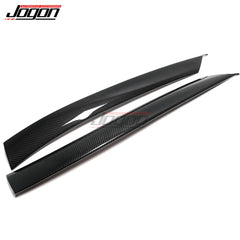 Real Carbon Fiber Car Exterior Windshield Pillar A Cover Trim For Chevrolet Corvette C8 2020-2023 Car Accessories