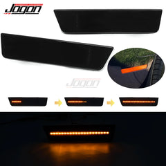 For Dodge Challenger 2008-2014 FRONT For Dodge Charger 2011-2014 FRONT Side Marker Light Dynamic LED Flashing Indicator Lamp