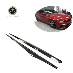1 pair F06 F12 F13 Side Skirts Extention VRS style Carbon Fiber Side Skirts for BMW M6