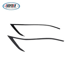 Model S Carbon Fiber Front Headlight Carbon Eyebrows Eyelips stick on style For Tesla