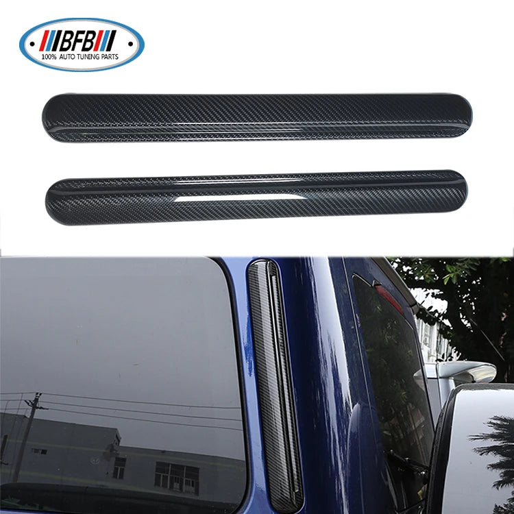 For G class G63 carbon fiber REAR window trims D-pillar 2pcs Car Accessories