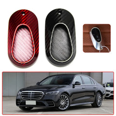Genuine Carbon Fiber Auto Remote Key Case Cover Fob Holder Shell For Mercedes Benz W223 S Class W213 E Class 2021+