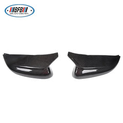 M Style Gloss Black Carbon Fiber Side Wing Mirror Cover For BMW G30 G31  G11 G12 2017-2020