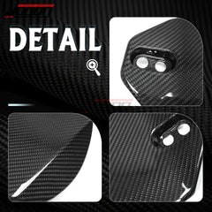 JOGON For Corvette C8 Coupe 2020+2 pcs Shock Absorber Cover Magnetic Ride Control Panel Trim Dry Carbon Fiber Car Accessories