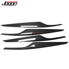 For BMW 5 Series G30 Carbon Fiber Center Console Panel Dashboard Gear Head Knob Cover Trim Car Interior Kit Accessories LHD RHD