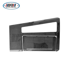 For Audi A6 C8 A7 C8 2020up Carbon Fiber Replacement Center Console Cover Center Console Carbon Bezel Finishing Protection