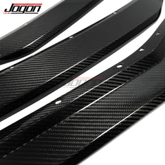 Car Accessories Real Carbon Fiber Front Lip Spoiler Air Vent Splitter Trim For Chevrolet Corvette C8 GMSV 2020 2021