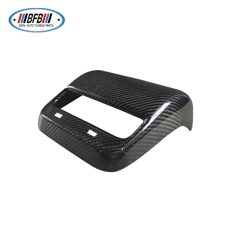 100% Real Dry Carbon Interior Trim Rear Seat Air Condition Cover AC Vent Outlet For Tesla Model 3 2017-2019