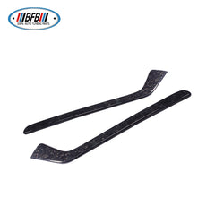 Forged Carbon Car Interior Trims Center Console Side Trim Strips for Tesla Model 3 2017up