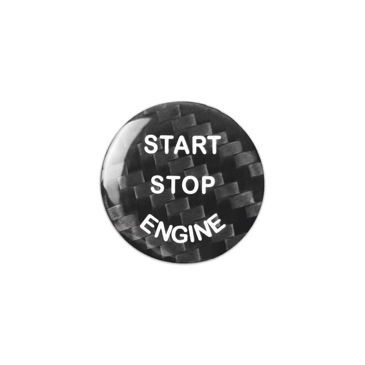 ES Car Interior Ignition Button Cover Trim Sticker Engine Start Stop Button Cover Stickers For BMW E-Chassis