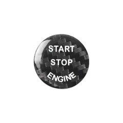 ES Car Interior Ignition Button Cover Trim Sticker Engine Start Stop Button Cover Stickers For BMW E-Chassis
