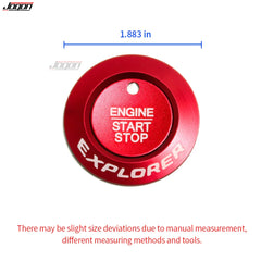 Car Engine START Button Replace Cover STOP Switch Accessories Key Decor For Ford Explorer 2016 2017 2018 2019