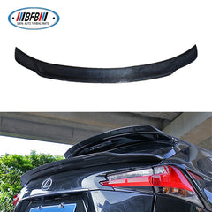 Shiny Real Carbon Fiber Rear Middle Spoiler NX200 Trunk Wing Spoiler for Lexus NX200 15-16