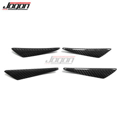 Universal Carbon Fiber Front Bumper Side Canards Splitter Spoiler For BMW M2 M3 M4 F30 F87 E90 E92 E93 F80 F82 F83 F10 F16 F12
