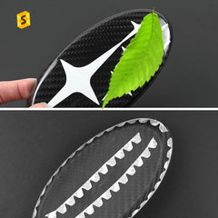 Shasha Carbon Fiber Rear Car Logo Trim Cover Interior Accessories Decoration Protection For Subaru WRX